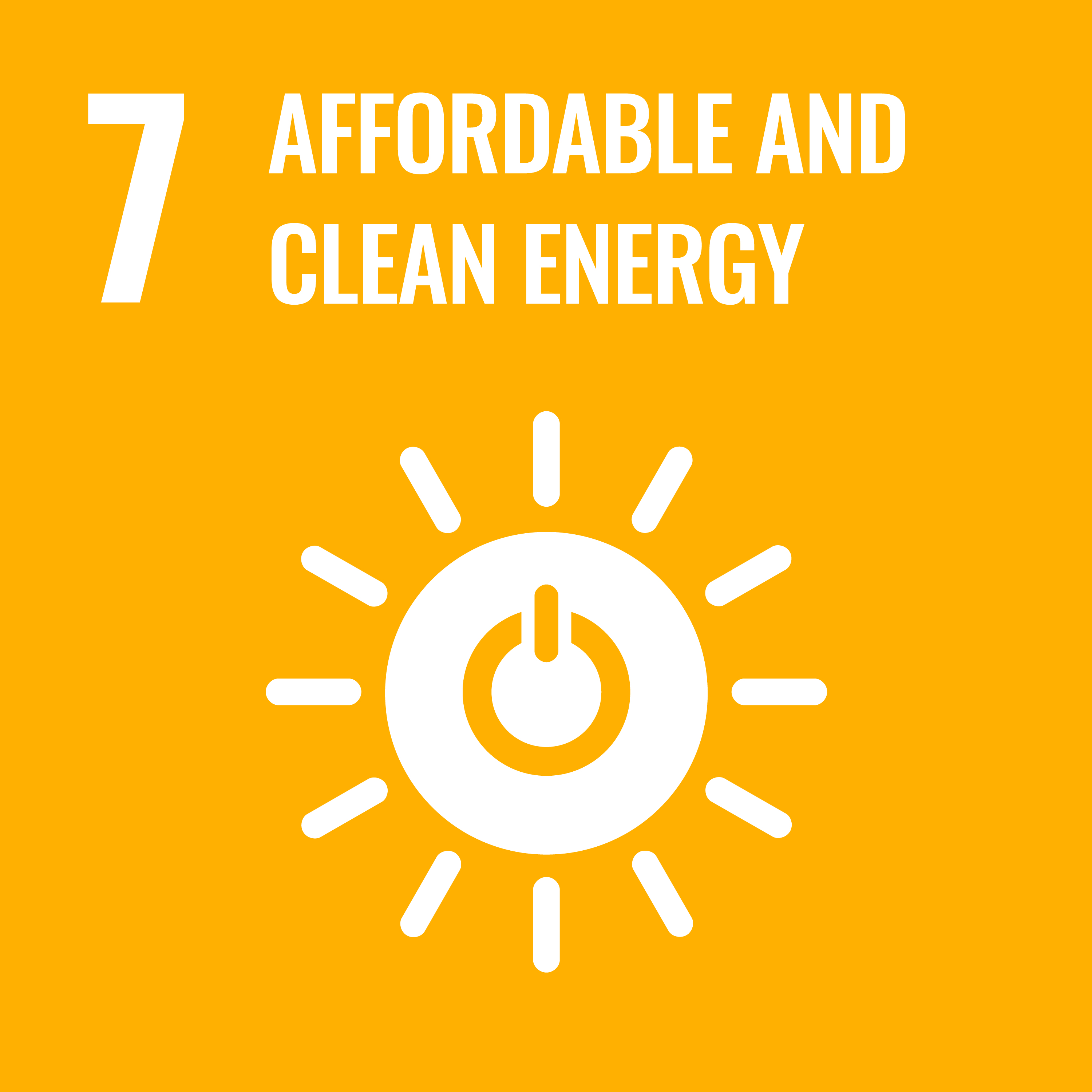 Goal 7 Affordable and clean energy