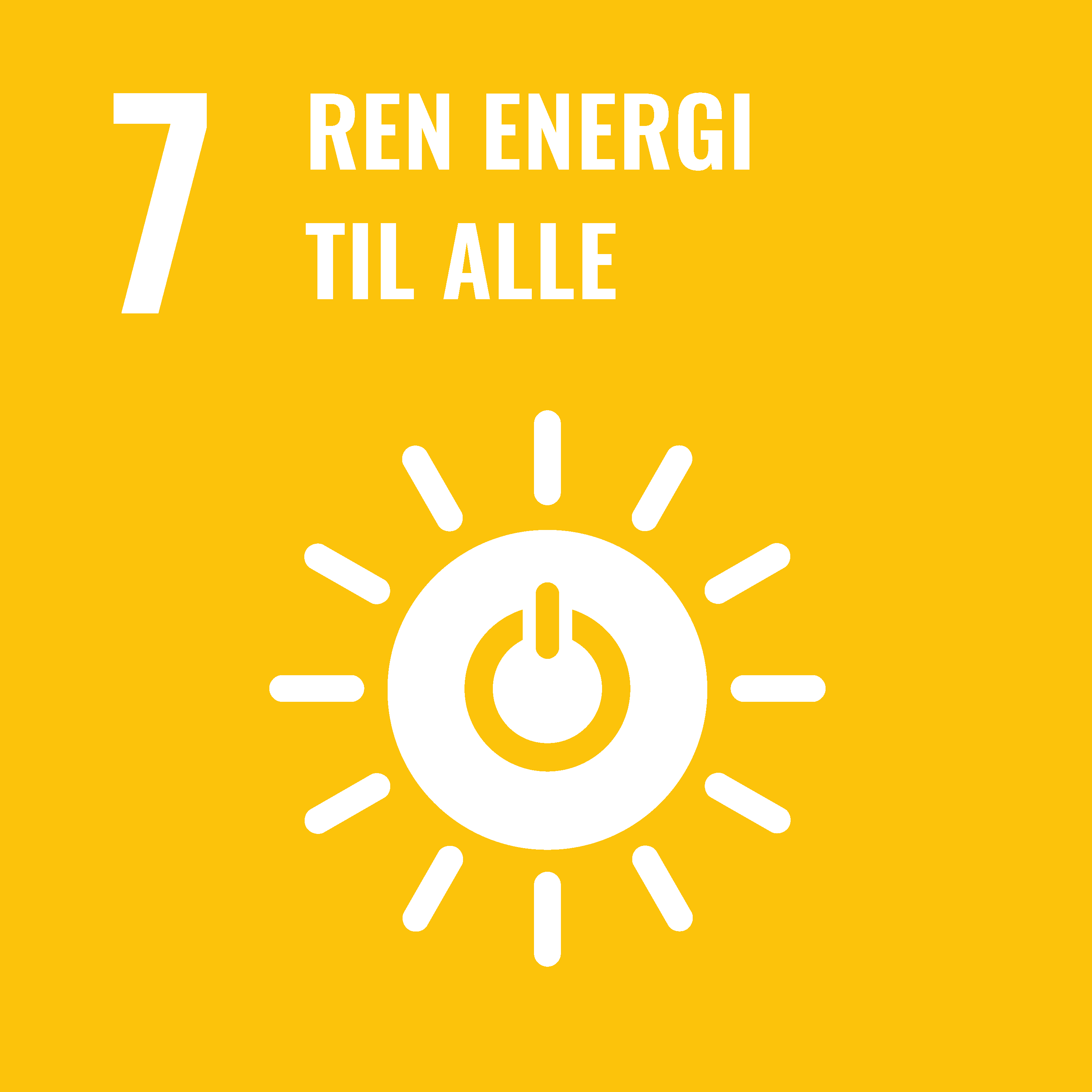 Mål 7 Ren energi til alle